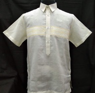 GUSOT MAYAMAN POLO BARONG (2 MITERAND) Cream