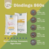 [CPR FEED] Dindings 860 high protein shrimp feed 25kg (makanan udang, air tawar, prawn, aquarium, lobster, crayfish)