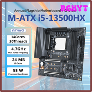 RGHYT ERYING เมนบอร์ดคอมพิวเตอร์เกม DIY กับแกนออนบอร์ด CPU ชุด13500HX I5 DDR5 5600 14C2 0T ชุดประกอบ