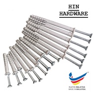 HIN Nylon Plug Nail 8 x 2" 8 x 3" 8 x 4"