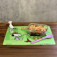 SNOOPY 史諾比食品級矽膠餐墊 PEANUTS正版授權(童子軍)