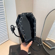 Dark Gothic Style Skull Handbag Shoulder Bag