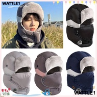 WTTLE Bomber Cap, Russian Warm Earflap Hats, Winter Soft Windproof Plush Ear Protectors Hats Cycling