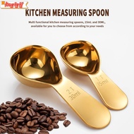 KUGIGIEI Coffee Scoops, Stainless Steel 15/30ml Coffee Bean Measuring Spoons, Durable 1 Tbsp or 2 Tb