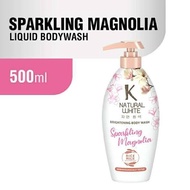 K NATURAL WHITE Sabun Mandi Cair Botol 500ML Knatural Bodywash Body Wash Pembersih Badan Bottle Pump