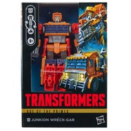 Hasbro Transformers Age of the Primes Junkion Wreck-Gar 17.5cm Voyager Class Nice Collectible Action