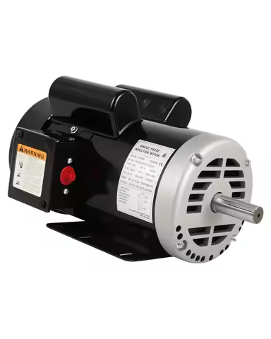 5 Hp Air Compressor Motor Single Phase Electric Motor 230V 3450 Rpm 56Hz Frame 7 8 Keyed Shaft Cw Cc