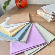 2-layer pocket handkerchief, size 32 cm x 32 cm / Plain handkerchief in many colors to choose from