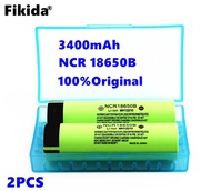 2PCS NCR 18650B lithium ion rechargeable battery Large capacity 3400mAh Suitable for Panasonic toy f