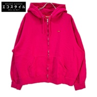 Supreme 25FW Pink Small Box Zip Up Hooded Sweatshirt XL [Used]