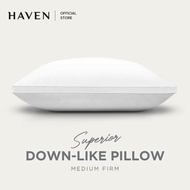 Horgen Hypoallergenic Down-Feel Firm Pillow | Soft & Durable | Standard Size