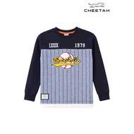 Cheetah Kids Boys Oversized Fit Baby Terry Fabric Long Sleeve Sweatshirt - CJ-60228