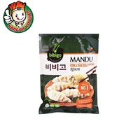 [TF]BIBIGO Mandu Dumpling Pork & Veg 500g (Chive & PORK) 韭菜和猪肉饺子500G - By Hanguk Kitchen Korean Food
