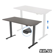 (JIJI.SG) SIRIUS 140cm Standard Height Adjustable Standing Desk / Ergonomic / Desk / Study / Work / Bulky