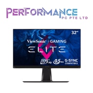 ViewSonic ELITE XG320Q 32 Inch 1440p 0.5ms 175Hz Gaming Monitor with GSYNC Compatible, HDR600, 99% AdobeRGB, HDMI, DisplayPort and Advanced Ergonomics for Esports (3 YEARS WARRANTY BY KAIRA TECHOLOGY PTE LTD)