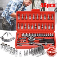 Spanner Socket Set Ratchet Wrench Set Car Motorcycle Bicycle Repair Tool Set Alat Pembaikan Kereta 维