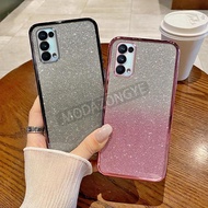 For OPPO Reno 5 Case Electroplating Soft Glitter TPU Cell phone Back Cover OPPO Reno5 Phone Casing For Girl Woman