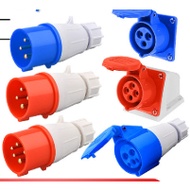 Industrial Plug Socket Waterproof Connector 3PIN 16A/32A Waterproof dustproof Electrical