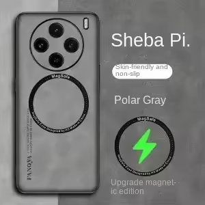 Original For Magsafe Magnetic Wireless Charging Case For vivo x100 x90 x80 x200 pro v29 sheep skin l