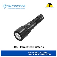 Skywoods Range D6S PRO 3000 Lumen Dive Light