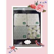 MILO coaster 4 pcs(1 set) seramik#READY STOCK#(kotak rosak)