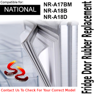 NATIONAL Refrigerator Fridge Door Seal Gasket Rubber Replacement NR-A17BM NR-A18B NR-A18D - wirasz
