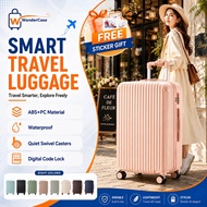 WanderCase Luggage 20/22/24 Inch Luggage Lightweight Hand Suitcas Portable Waterproof Trolley Case L