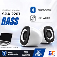 SPA2201 Audio Speaker Bluetooth & Wired USB Speaker BASS Enhance Dual Mode Speaker PC Computer Speak