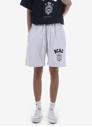 Korea authentic purchasing BADBLOOD summer new BCAC letter embroidery loose high waist sports shorts
