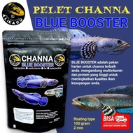 CHANNA BLUE BOOSTER | pelet ikan channa blue pulchra blue orna blur orcha | setara PREMIUM 88