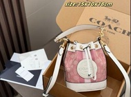 💜COACH蔻馳 mini抽繩小水桶 手拿包 手提袋 斜挎包 單肩包 通勤 生日禮物 節日 情人節 Crossbody bag shoulder bag commuting birthday pres