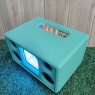 ตู้ลำโพงบลูทูธ แบนพาส 3 นิ้ว 100.วัตต์ พร้อมฟัง เบสหนัก แบตเตอรี่ 21700/ 16.8 โวลท์  ระบบ 2.1 แอมป์ 