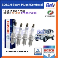 Bosch Spark Plug F7LDCR / F8LDCR Perodua Kembara Car Spark Plug (1 set 4 pcs)