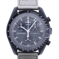 近全新 Swatch Omega MoonSwatch Speedmaster Mission to Mercury SO33T100 石英錶 尼龍/生物陶瓷/魔鬼氈 灰色 1756 [二手] OME