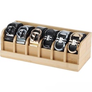 Belt Storage Box Household Cloakroom Organizer Storage Box Belt Tie Organizer Box