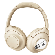 audio-technica 鐵三角 無線藍芽耳罩式耳機  米色  ATH-S300BT