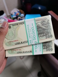terbaru !!! uang kuno 500 rupiah monyet gepok ready