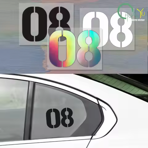 Mobile Suit Gundam MS08 Team Stickers Car Motorcycle Personalized Decoration Waterproof