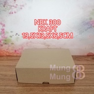 KRAFT cake box 19.5x13.5 KRAFT cake box/ 19.5x13.5 NBK KRAFT 300/ AK