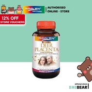 (Brand Authorised) Holistic Way Premium Deer Placenta Fresh 9000mg (60 Softgels)