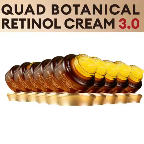 NEW UPGRADE VIBRANT GLAMOUR Quad Botanical Retinol Night Cream 3.0 Overnight Repair Lifting Smoothin