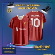 Jersey L1VERP00L H0M3 2024-2025 Free Request Name and Number & Full Printing