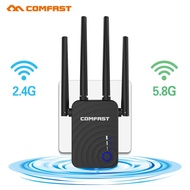 Comfast CF-WR754AC Wireless Wifi Extender Repeater/Router/AP AC1200 Dual Band 2.4&amp;5.8Ghz 4 Antenna Long Range Signal Amp