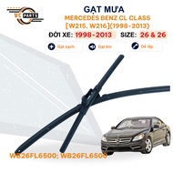 Mercedes Benz CL Class Wipers [W215, W216] (1998-2013)-Schaaffler Premium Soft Body Size 26 & 26