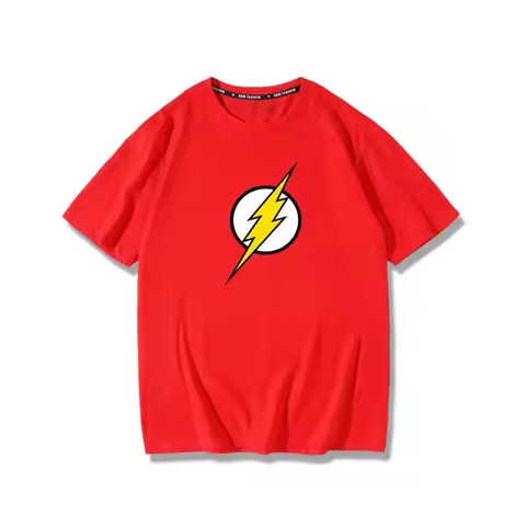 BeastKingdom Batman Superman The Flash Wonder Woman summer creative loose short-sleeved cartoon anim
