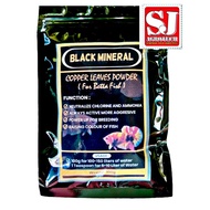 Black Mineral/Aquatic Mineral/Water Treatments/Anti Klorin Ammonia/Grooming Betta Channa Fish (100 g)