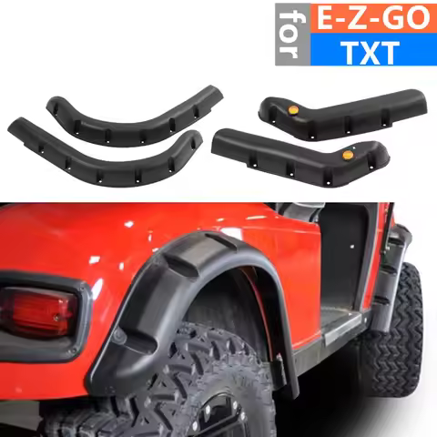Golf Cart Standard Fender Horns Front & Rear Wheels For EZGO TXT 1998-2013 Gas/Electric Vehicles w/M