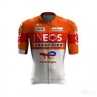Ineos Summer Bike Jersey Men Mtb Short Sleeve Cycling Man Bike Shorts Set MTB Ropa Ciclismo Bicycle 