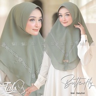 Khimar Payet 2 Layer Ceruty Butterfly By Fals