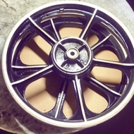 RXZ MRD 100% ORIGINAL SPORT RIM 5 SPOKE 160" 18INCH SECAN HAND CONDITION 9/10 BLACK COLOUR ONE SET
